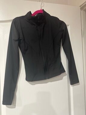 Women’s Black Zip-Up Active Jacket -NEW